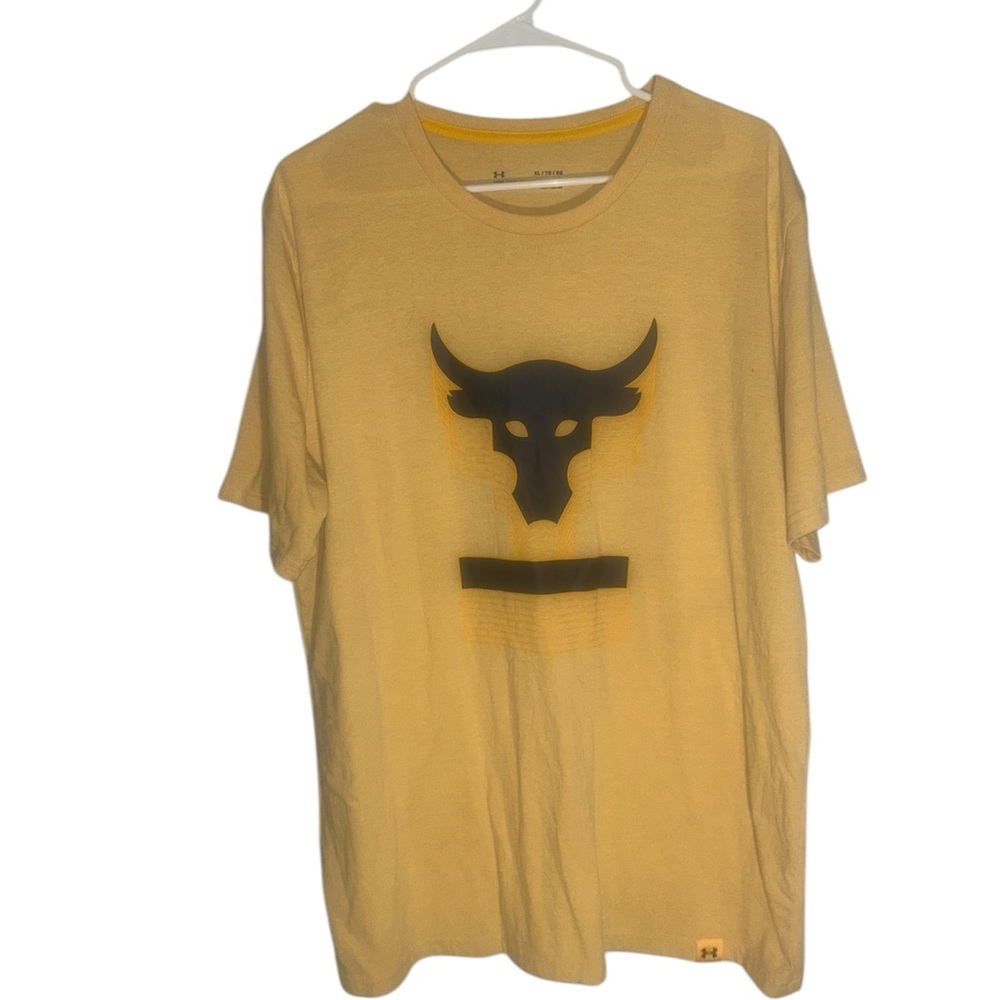 Under Armour Men's Yellow Graphic T-Shirt